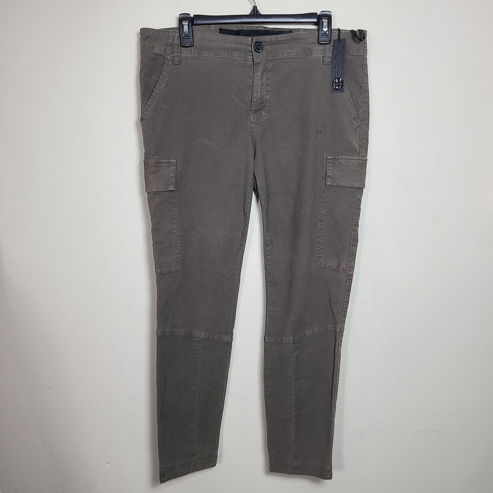 JOES JEANS Olive Green Cargo Skinny Pant 32 Utility Minimalist Granola Indie NWT